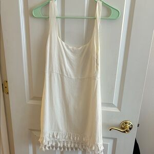 Lulu's Cream Mini Dress